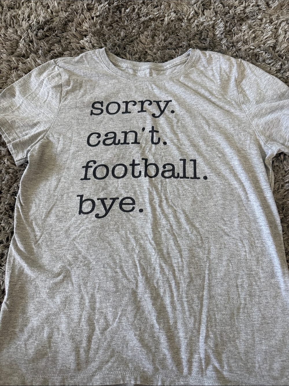 Gildan Heather Gray Crewneck Tee with Printed Care Label